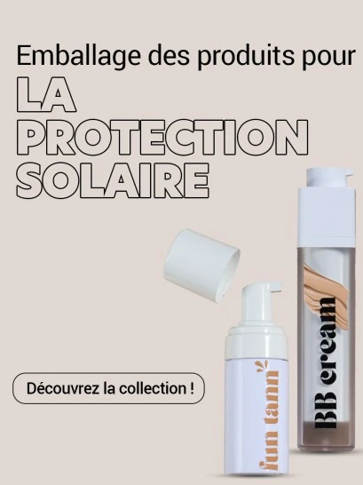 Emballage des produits pour la protection solaire
