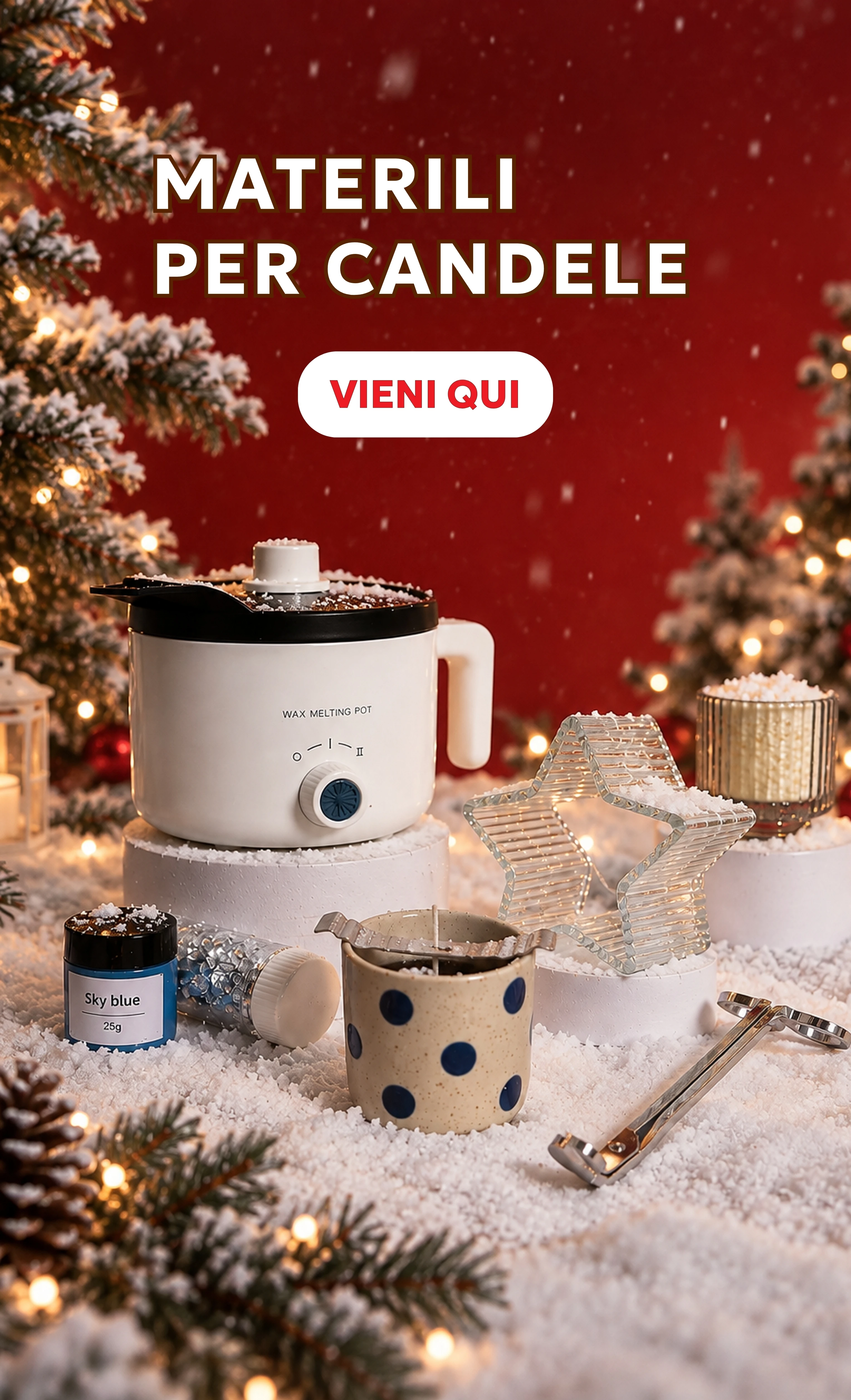 Materiale per candele