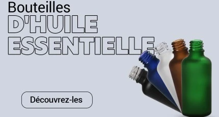 Bouteilles d'huile essentielle