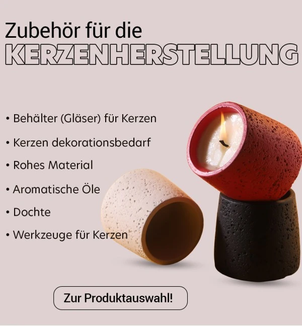 Zubehör für die Kerzenherstellung