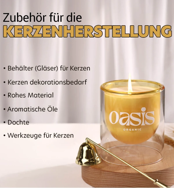 Zubehör für die Kerzenherstellung