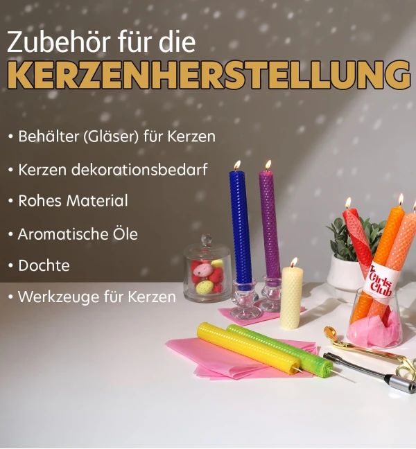 Zubehör für die Kerzenherstellung