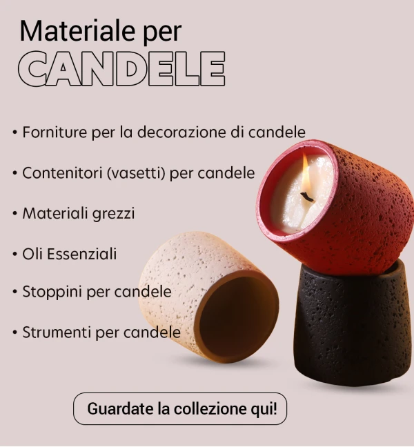 Materiale per candele