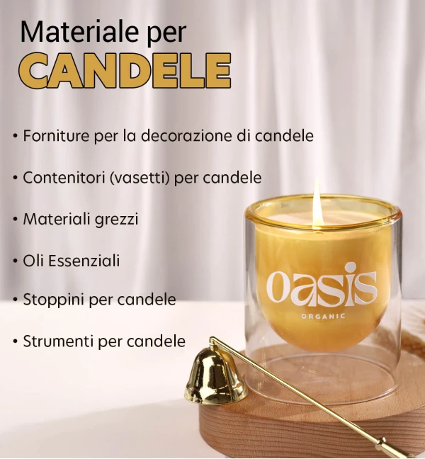 Materiale per candele
